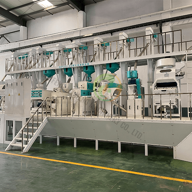 Compléter l'usine de transformation automatique du riz au paddy pour les installations de certification rizière biologique