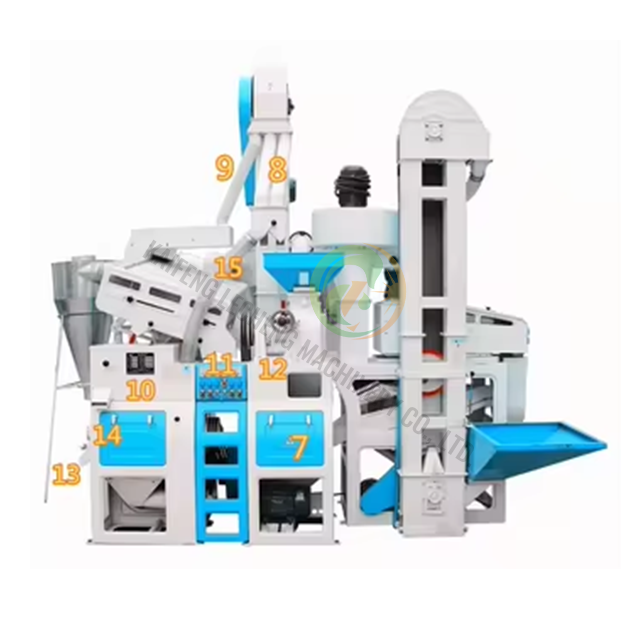 Machine de moulin à riz combinée