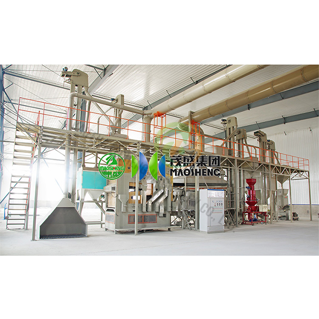 Usine automatique de transformation des graines de blé avec système de nettoyage à plusieurs étapes