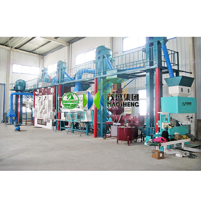 Usine automatique de transformation des graines de blé avec système de nettoyage à plusieurs étapes